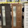 Ușă de interior lemn placată cu două straturi de MDF pentru a nu genera crăpături în timp.