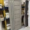 Ușă de interior lemn placată cu două straturi de MDF pentru a nu genera crăpături în timp.