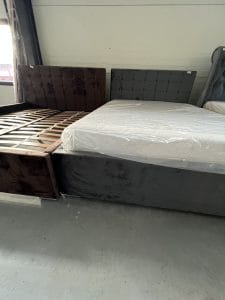 Pat Tapițat Suceava, cu somieră metalică 