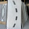 Ușă de interior cu sticlă sablată și design modern, disponibilă în Fălticeni la AXET-VGP Impex SRL