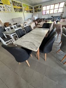 Set masa extensibila cu 6 scaune