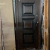 Uși Metalice Fălticeni pentru apartament, casă cu 2 yale, model patrate maro.