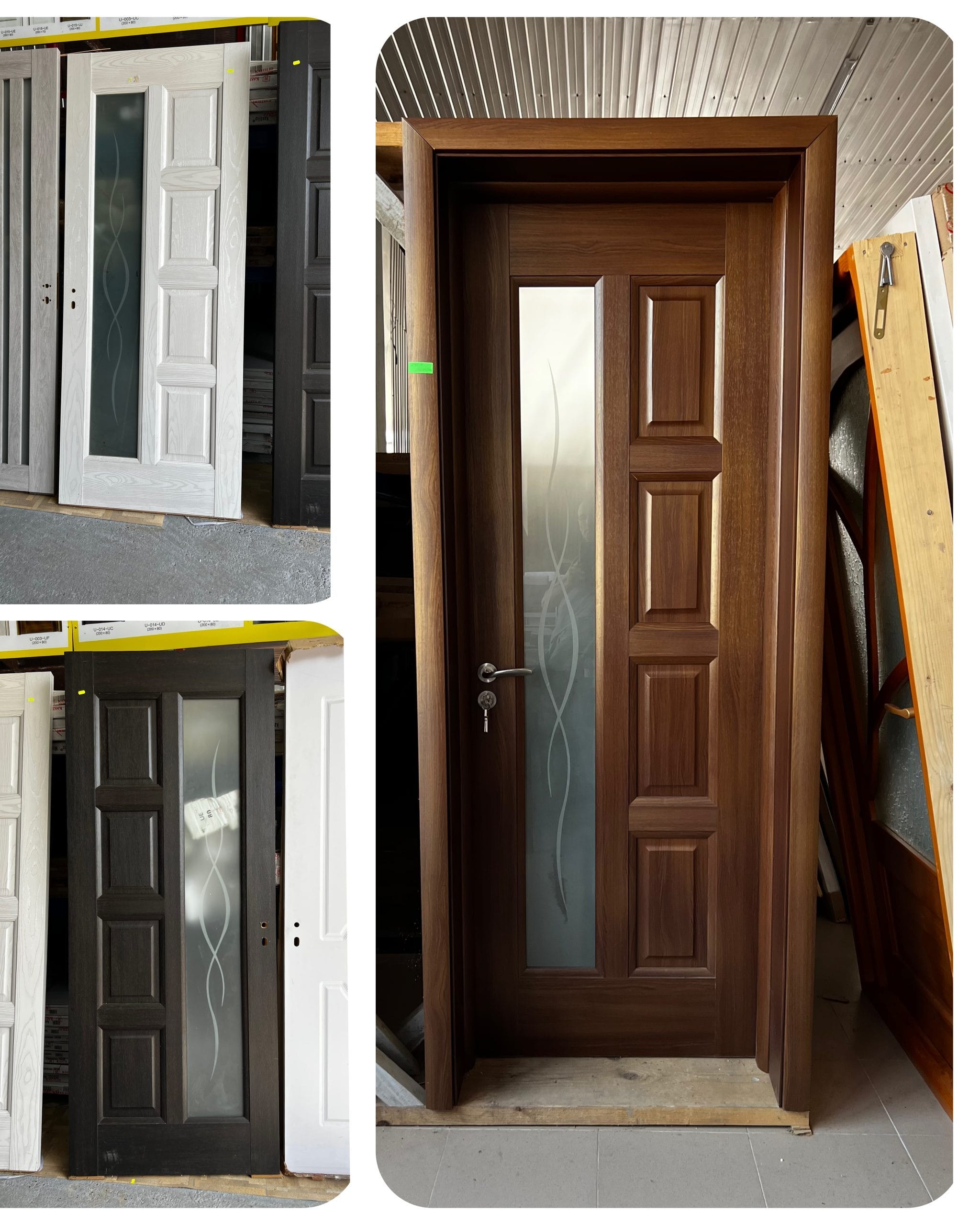 Ușă interior model 014 Suceava – 4 culori disponibile, complet echipată cu toc extensibil